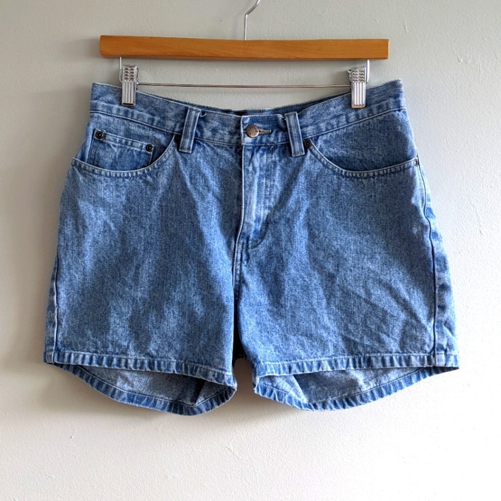 RIVETED BY LEE Vtg Denim Shorts 8